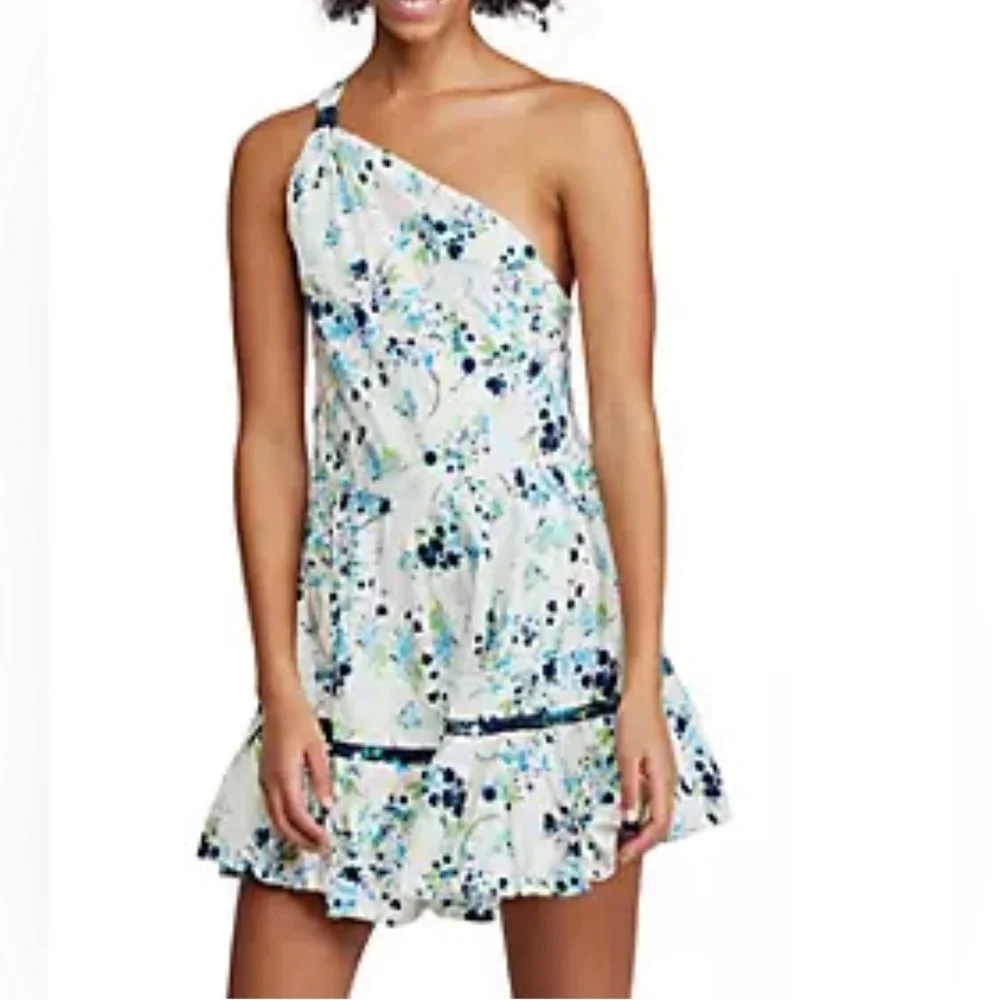NWT. $128R. Free People All Mine Mini Dress Ivory Combo. Size Large